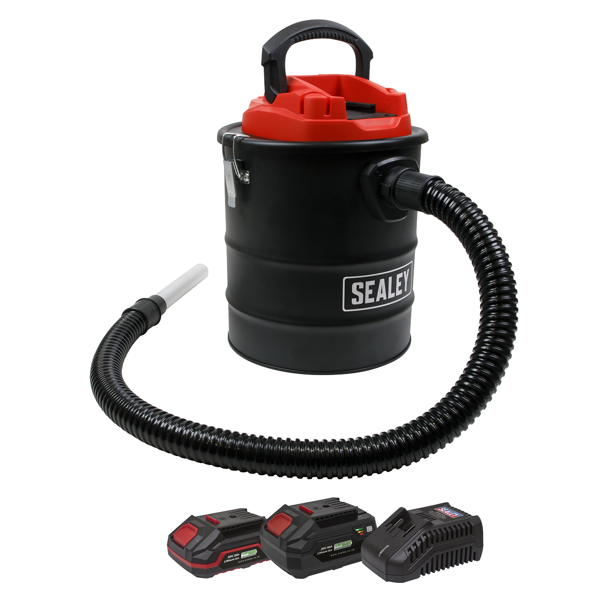 SV20 Series 15L Cordless Handheld Ash Vacuum Cleaner Kit 20V Kit - 2 Batteries