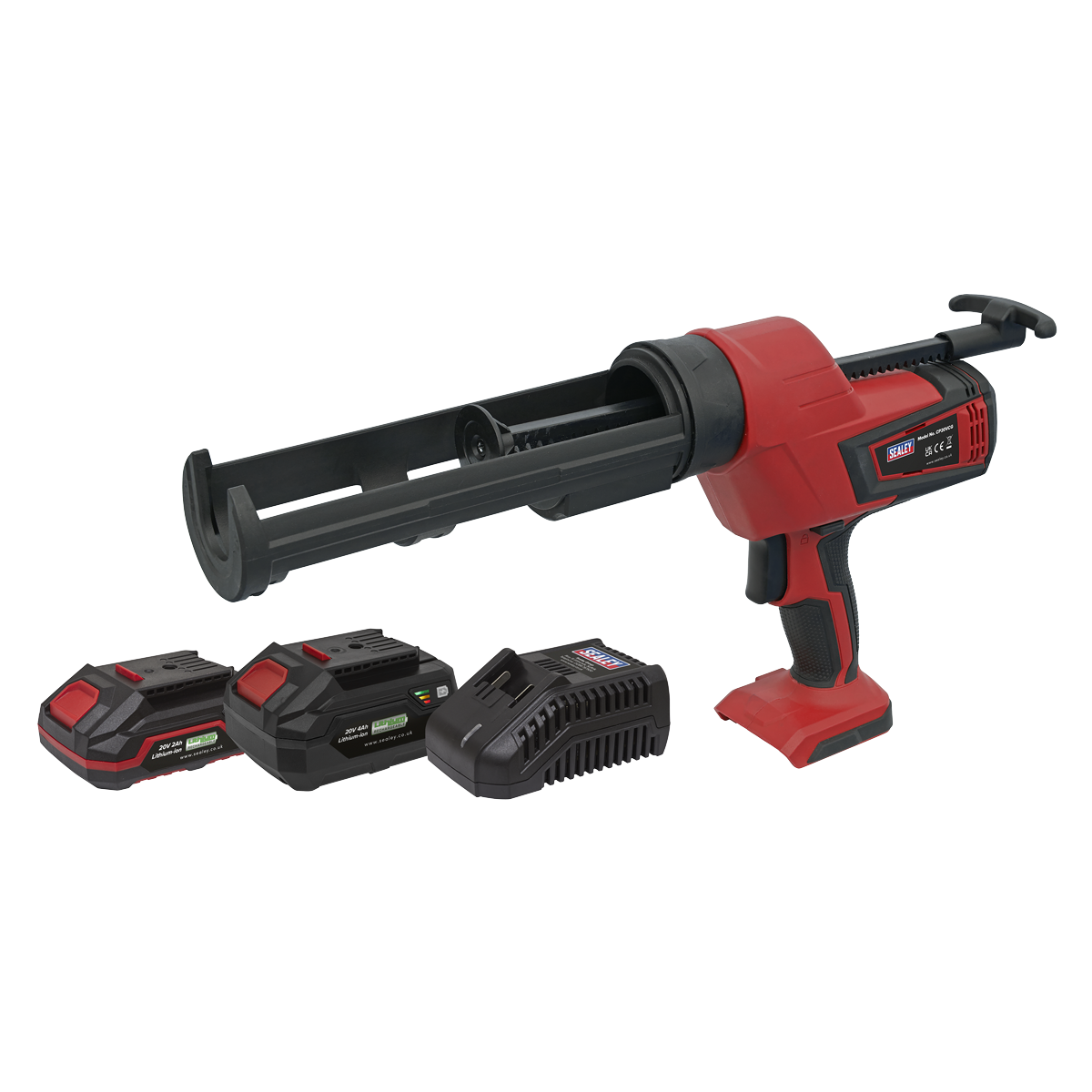 SV20 Series 310ml Cordless Caulking Gun Kit 20V - 2 Batteries