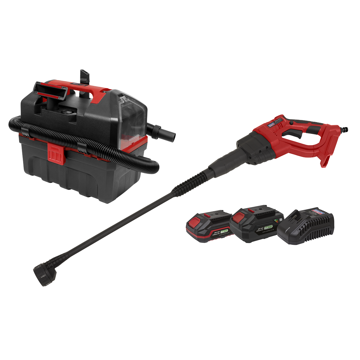 2 x SV20 Series Cordless Car Cleaning Combo Kit 20V - 2 Batteries