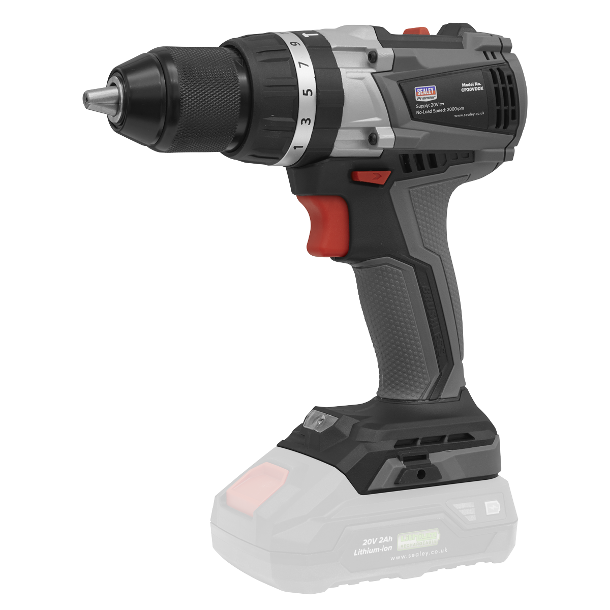 Premier SV20 Series 13mm Brushless Cordless Combi Drill Kit 20V - 2 Batteries