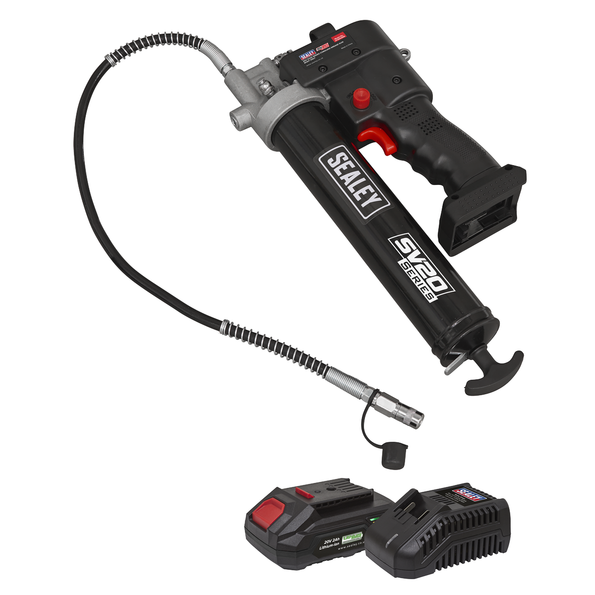 SV20 Series Grease Gun Kit 20V 2Ah