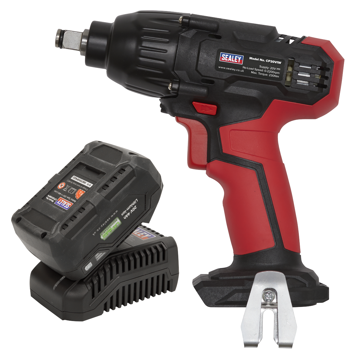 SV20 Series 1/2"Sq Drive Impact Wrench Kit 20V 4Ah