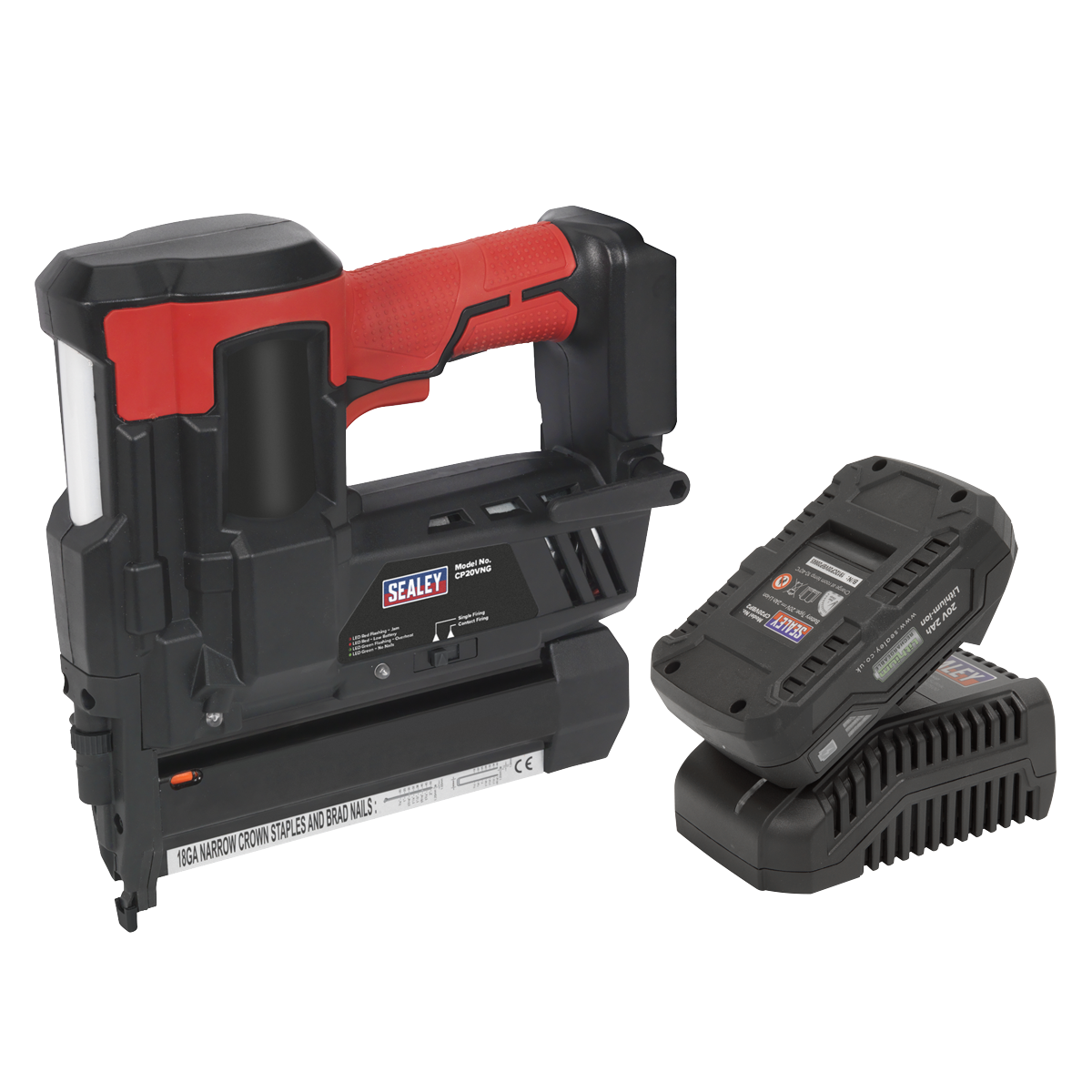 SV20 Series Cordless Nail/Staple Gun Kit 18G 20V 2Ah