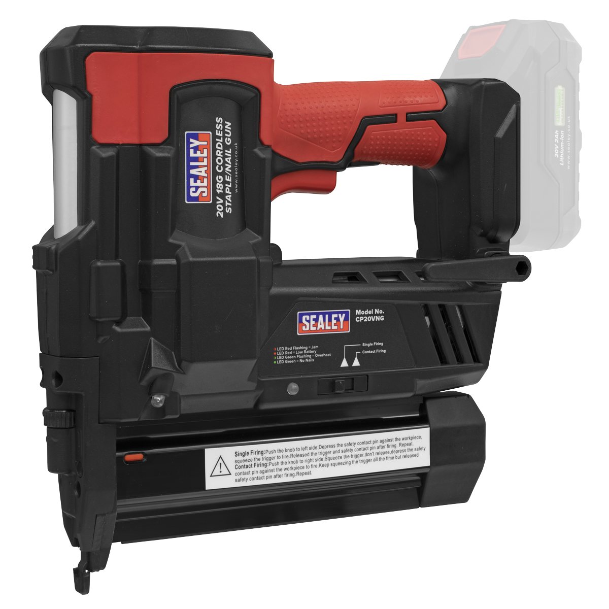 SV20 Series Cordless Nail/Staple Gun 18G 20V - Body Only