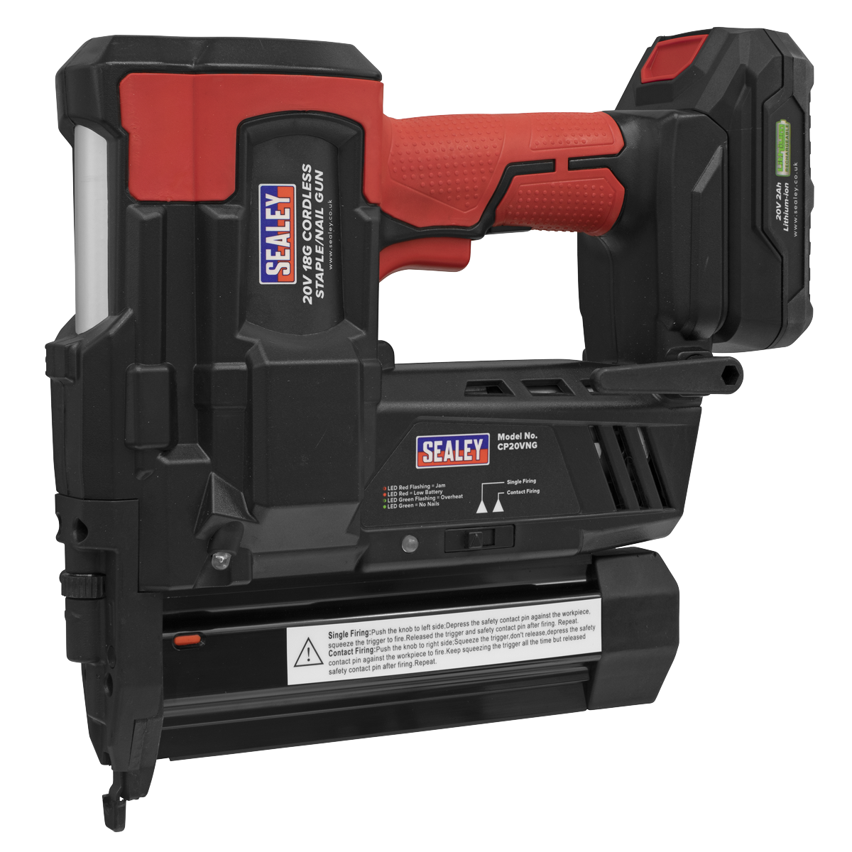 SV20 Series Cordless Nail/Staple Gun 18G 20V - Body Only