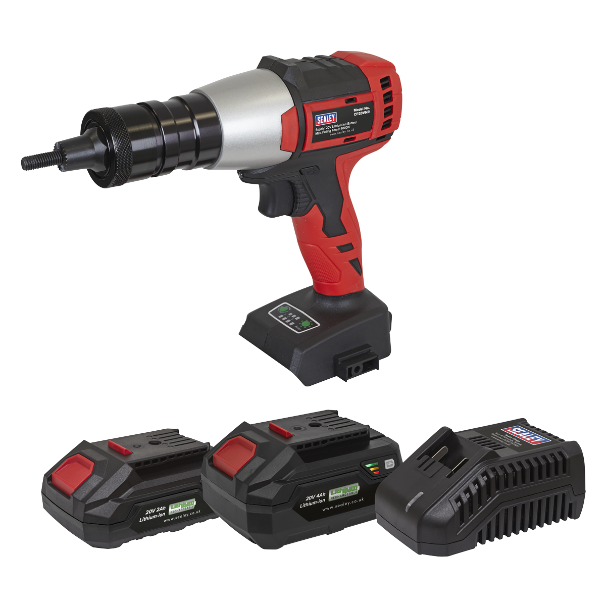 SV20 Series Brushless Cordless Nut Riveter 20V - 2 Batteries