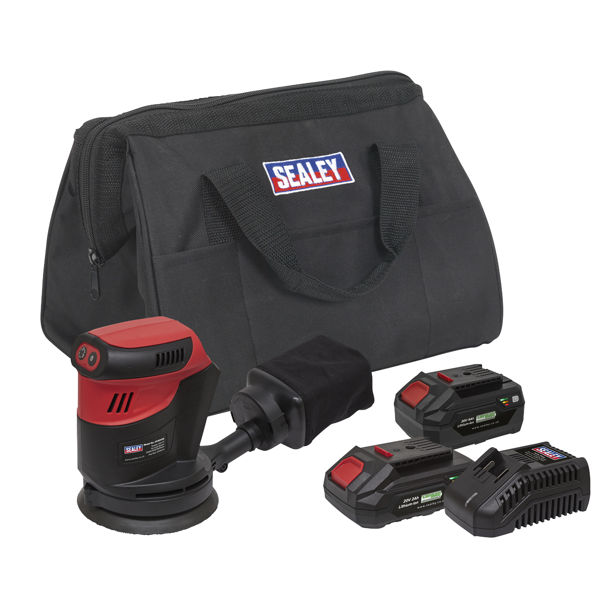 SV20 Series 125mm Cordless Orbital Palm Sander 20V - 2 Batteries