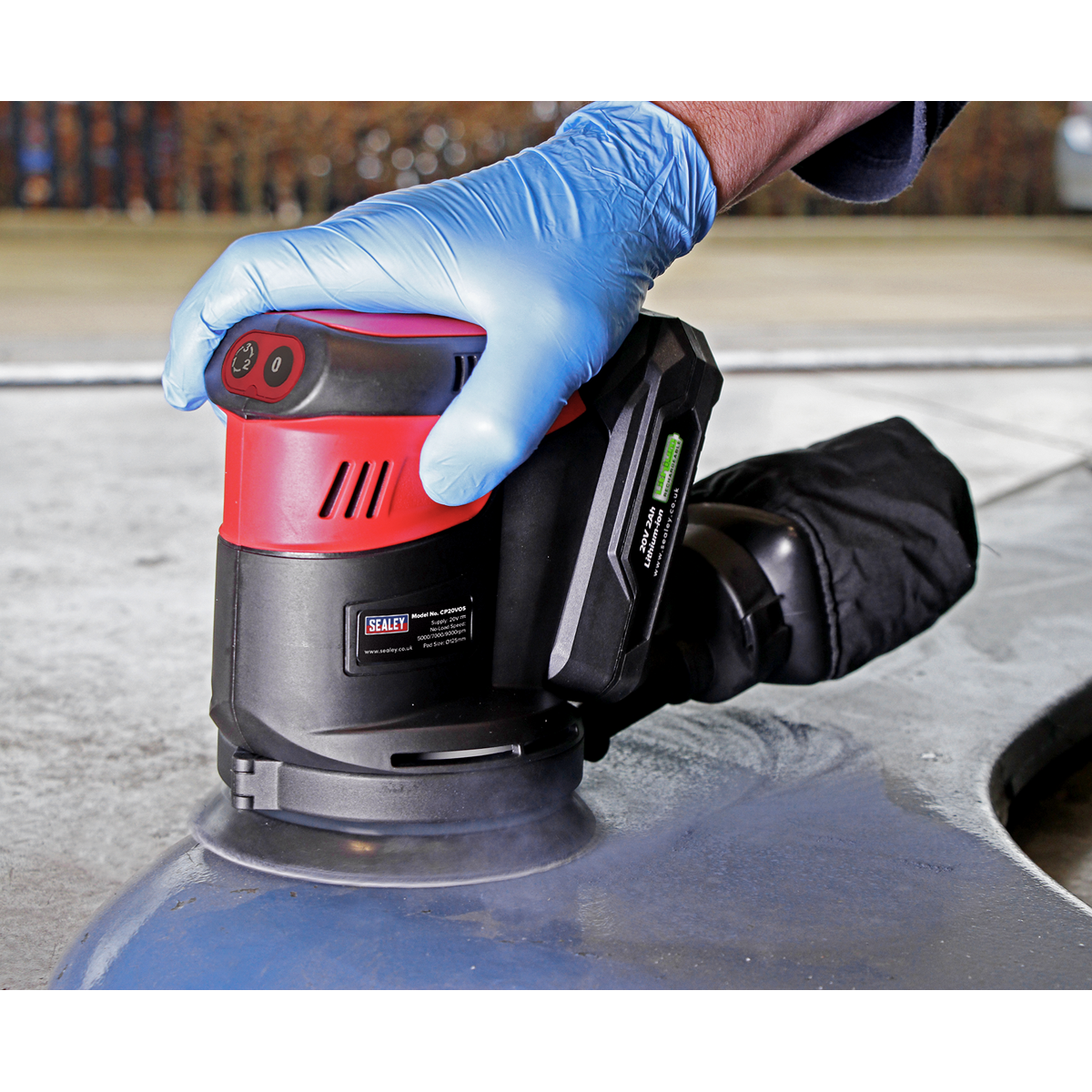 SV20 Series 125mm Cordless Orbital Palm Sander 20V - Body Only