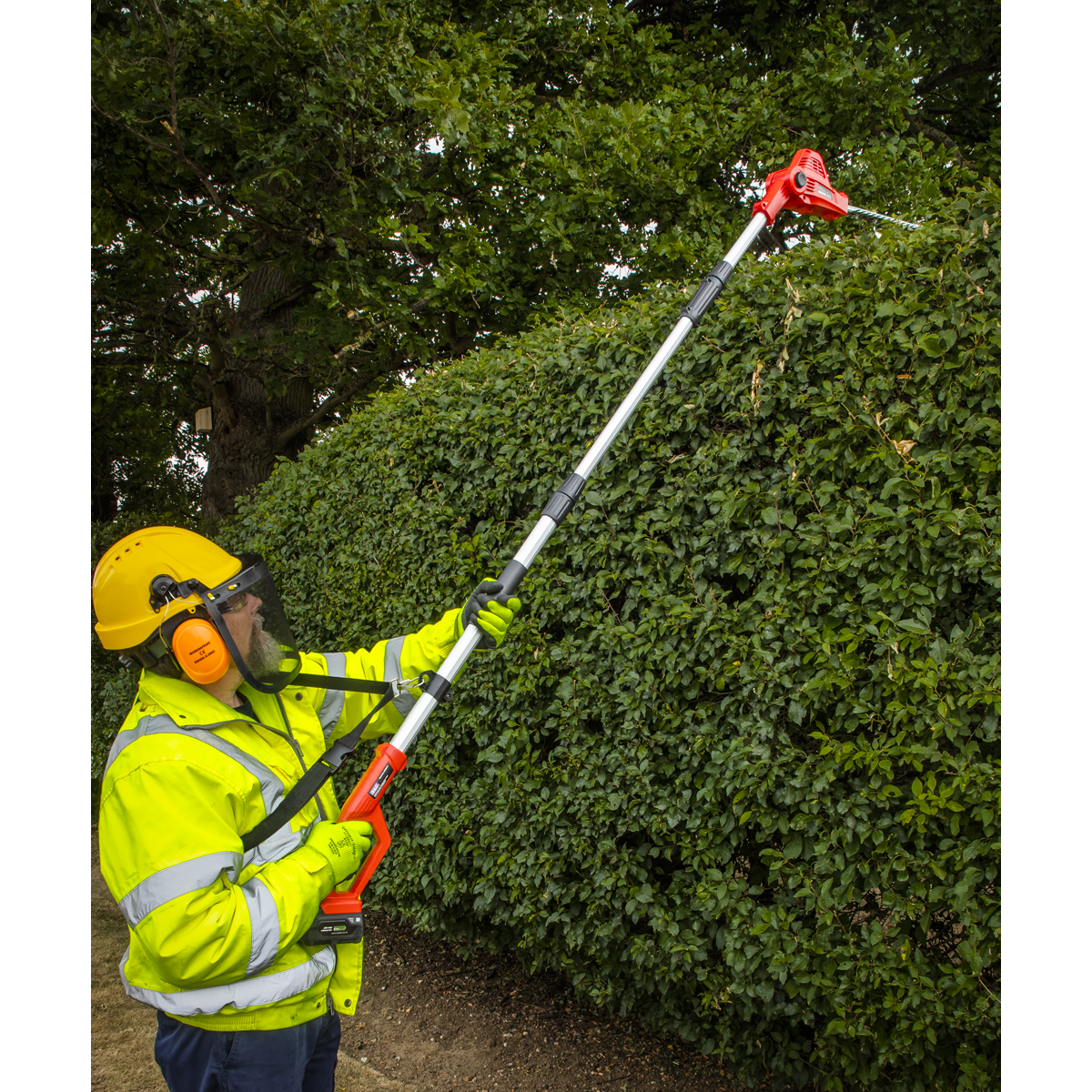 SV20 Series 45cm Cordless Pole Hedge Trimmer 20V