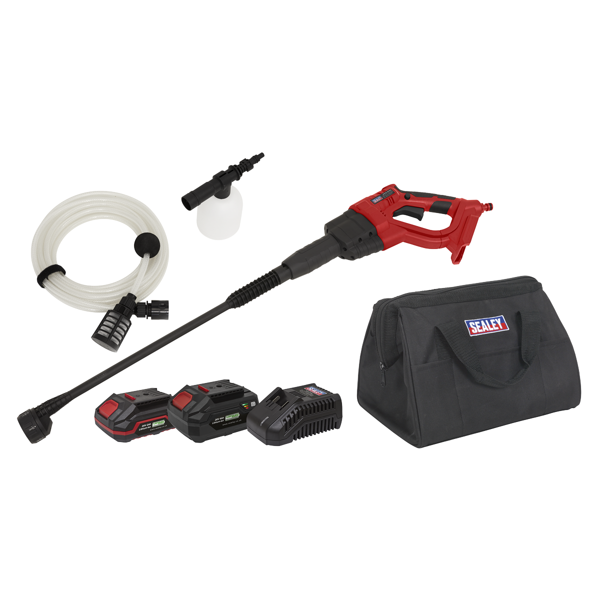 SV20 Series 22bar Cordless Pressure Washer Kit 20V - 2 Batteries