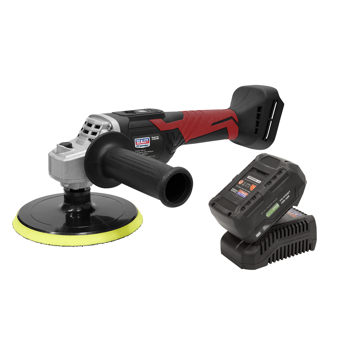 Premier SV20 Series 150mm Cordless Rotary Polisher 20V 4Ah
