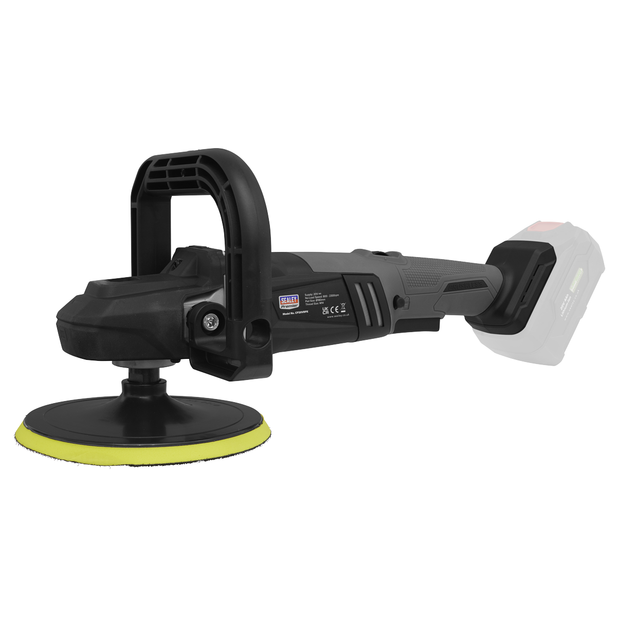 Premier SV20 Series 180mm Brushless Cordless Rotary Polisher 20V - Body Only