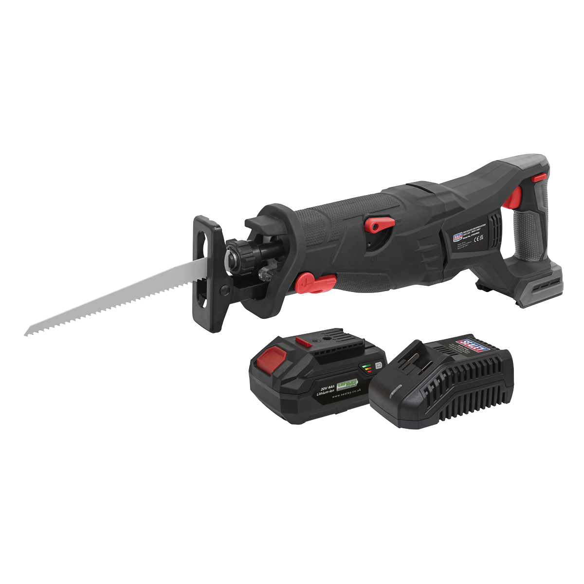 Premier SV20 Series Brushless Cordless Reciprocating Saw 20V 4Ah Kit