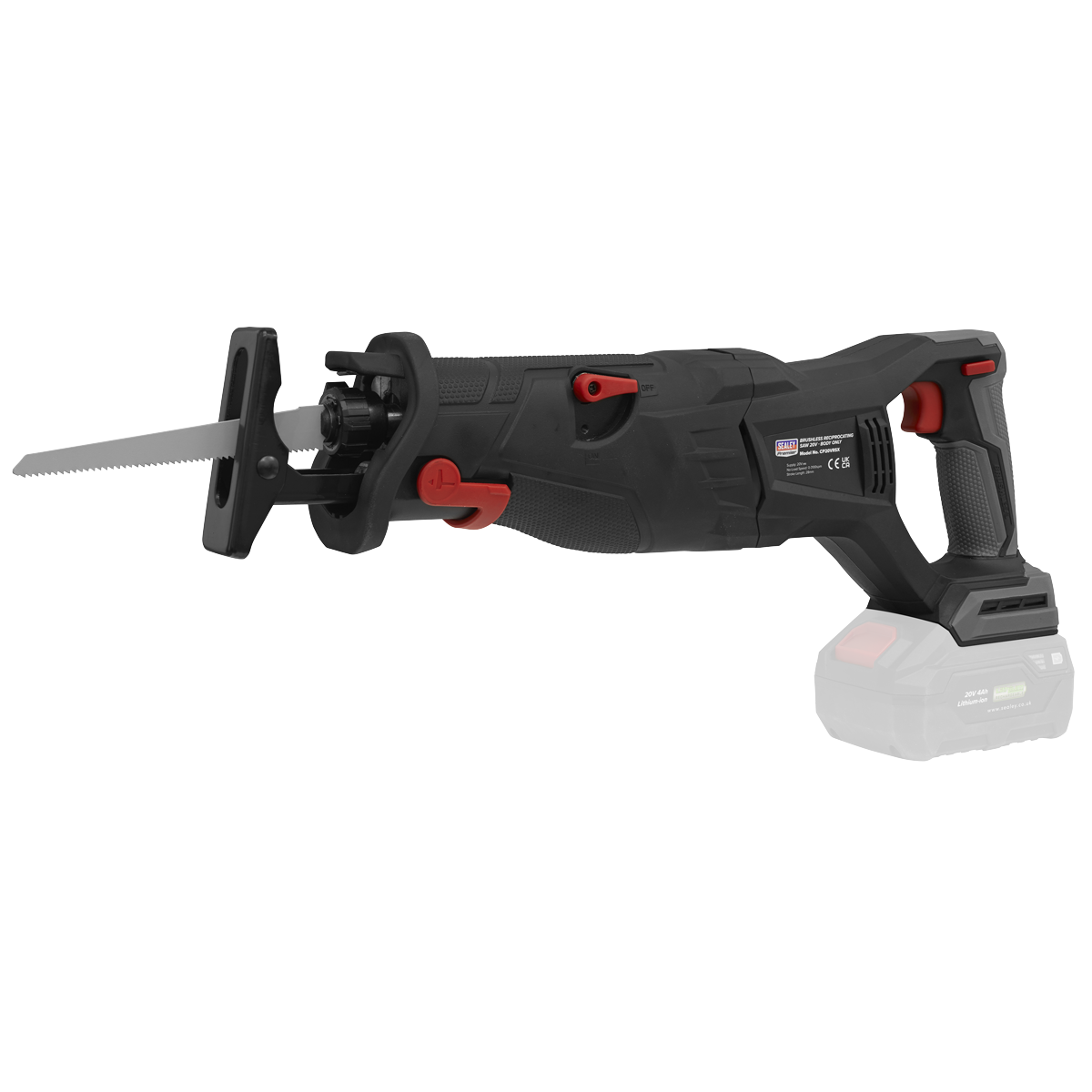 Premier SV20 Series Brushless Cordless Reciprocating Saw 20V 4Ah Kit