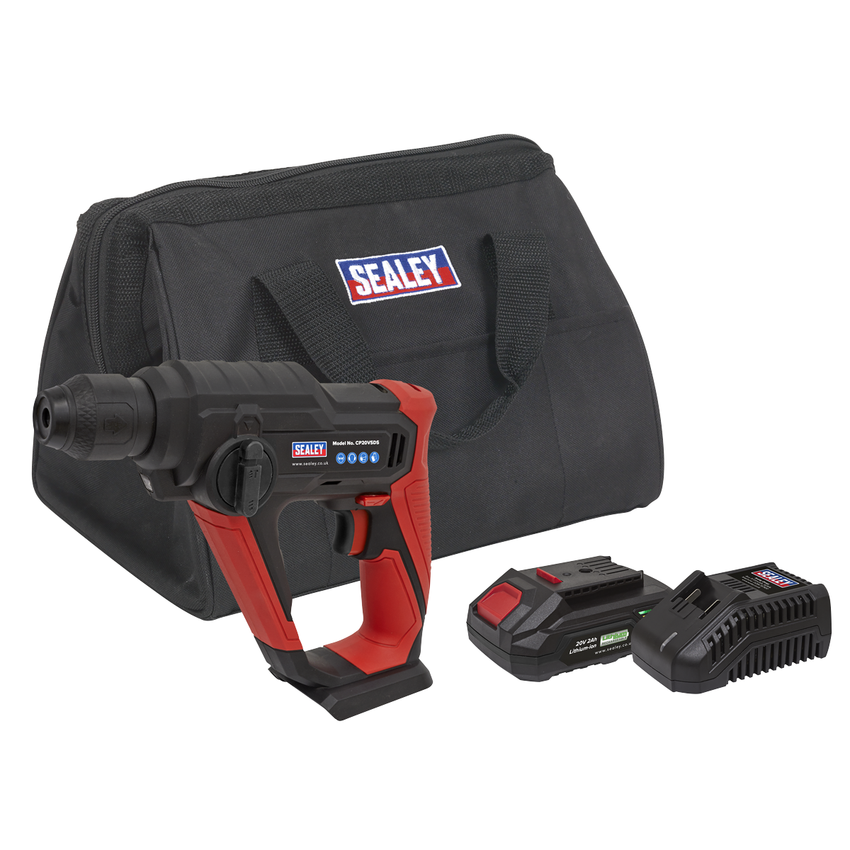 SV20 Series SDS Plus Cordless Rotary Hammer Drill Kit 20V 2Ah