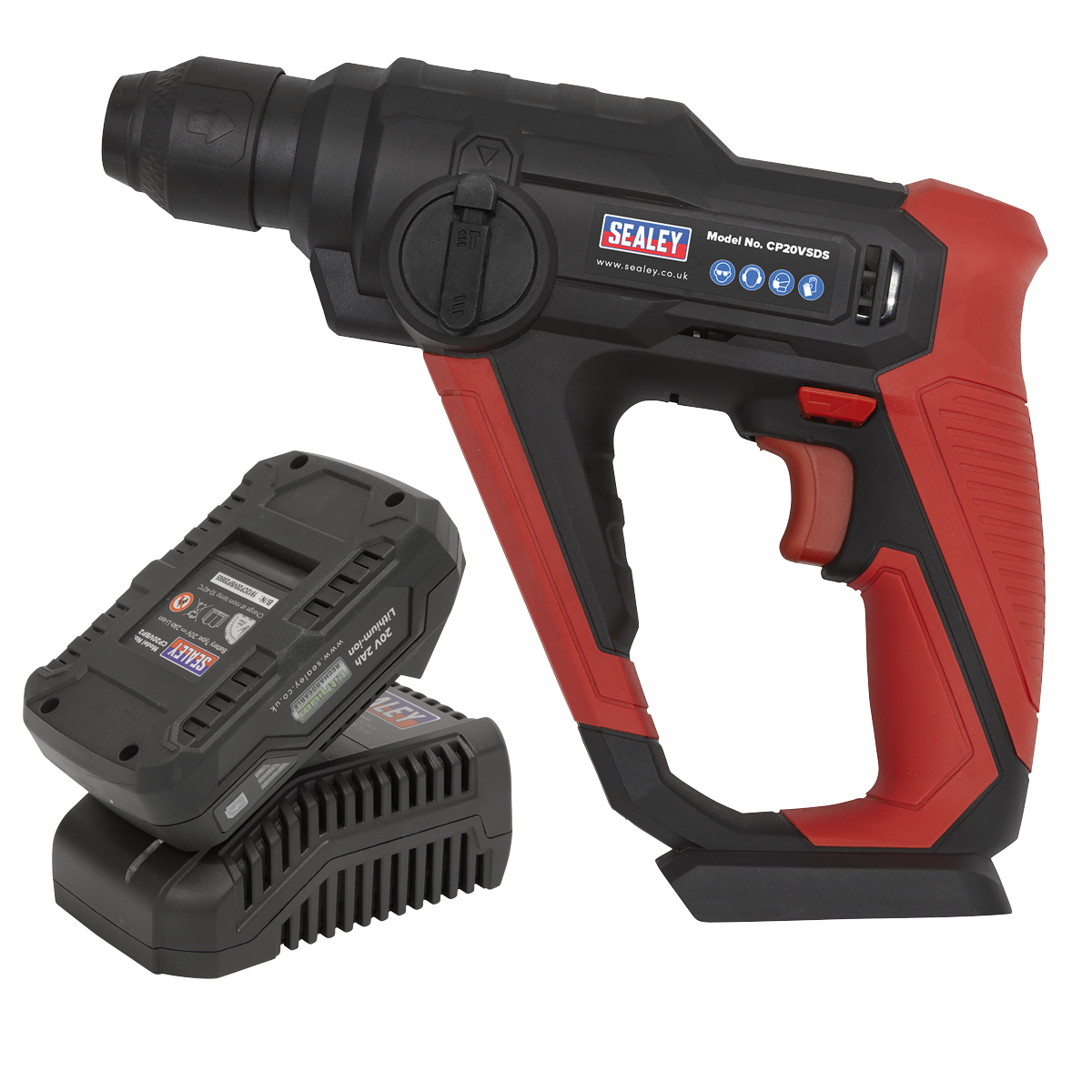 SV20 Series SDS Plus Cordless Rotary Hammer Drill Kit 20V 2Ah
