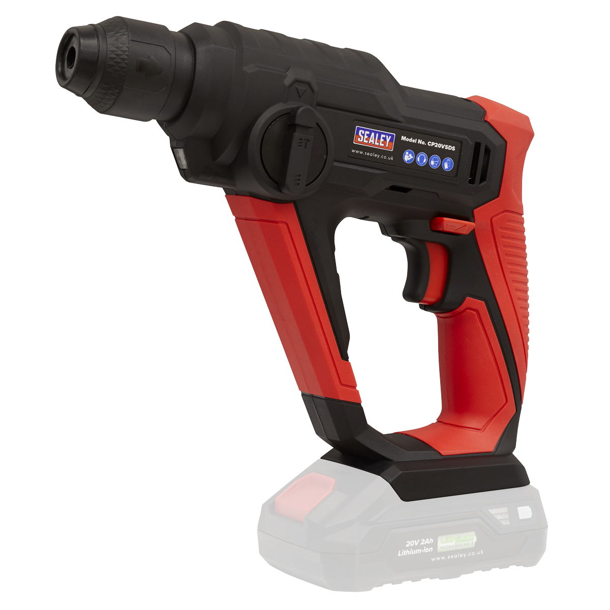 SV20 Series SDS Plus Cordless Rotary Hammer Drill Kit 20V - 2 Batteries