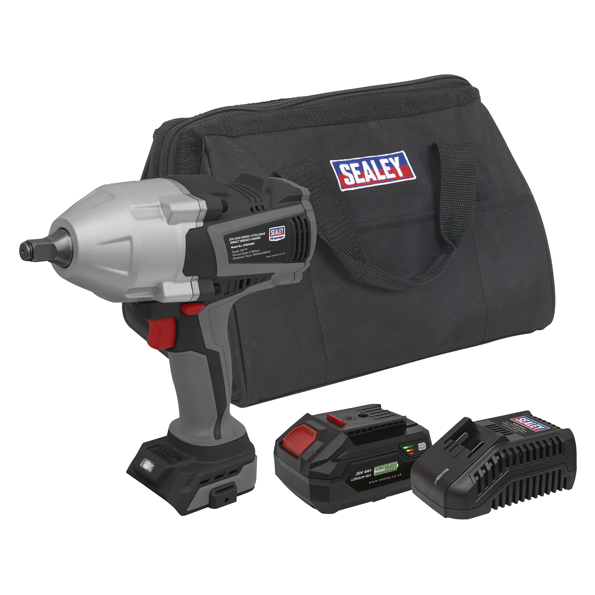 Premier SV20 Series Cordless Impact Wrench Kit 20V 4Ah