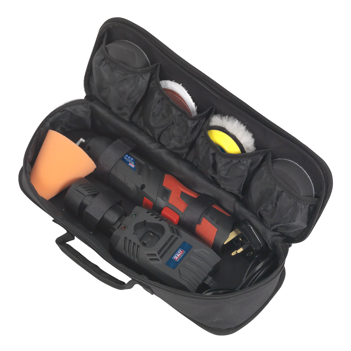 Cordless Mini Sander/Polisher Kit 75mm 12V