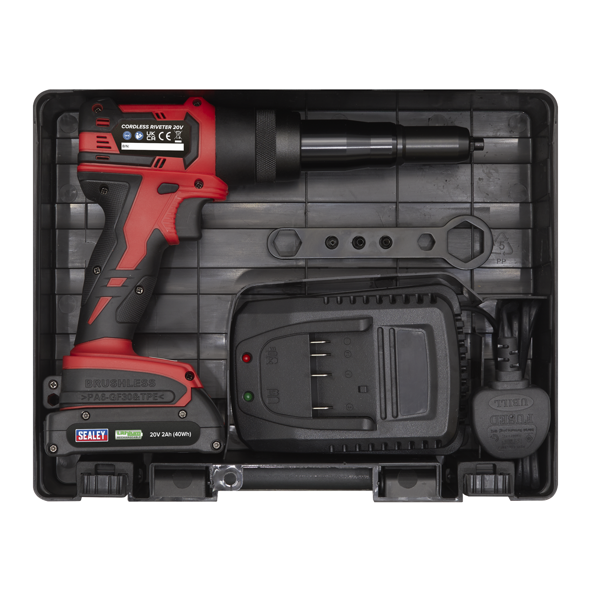 Cordless Riveter 20V 2Ah