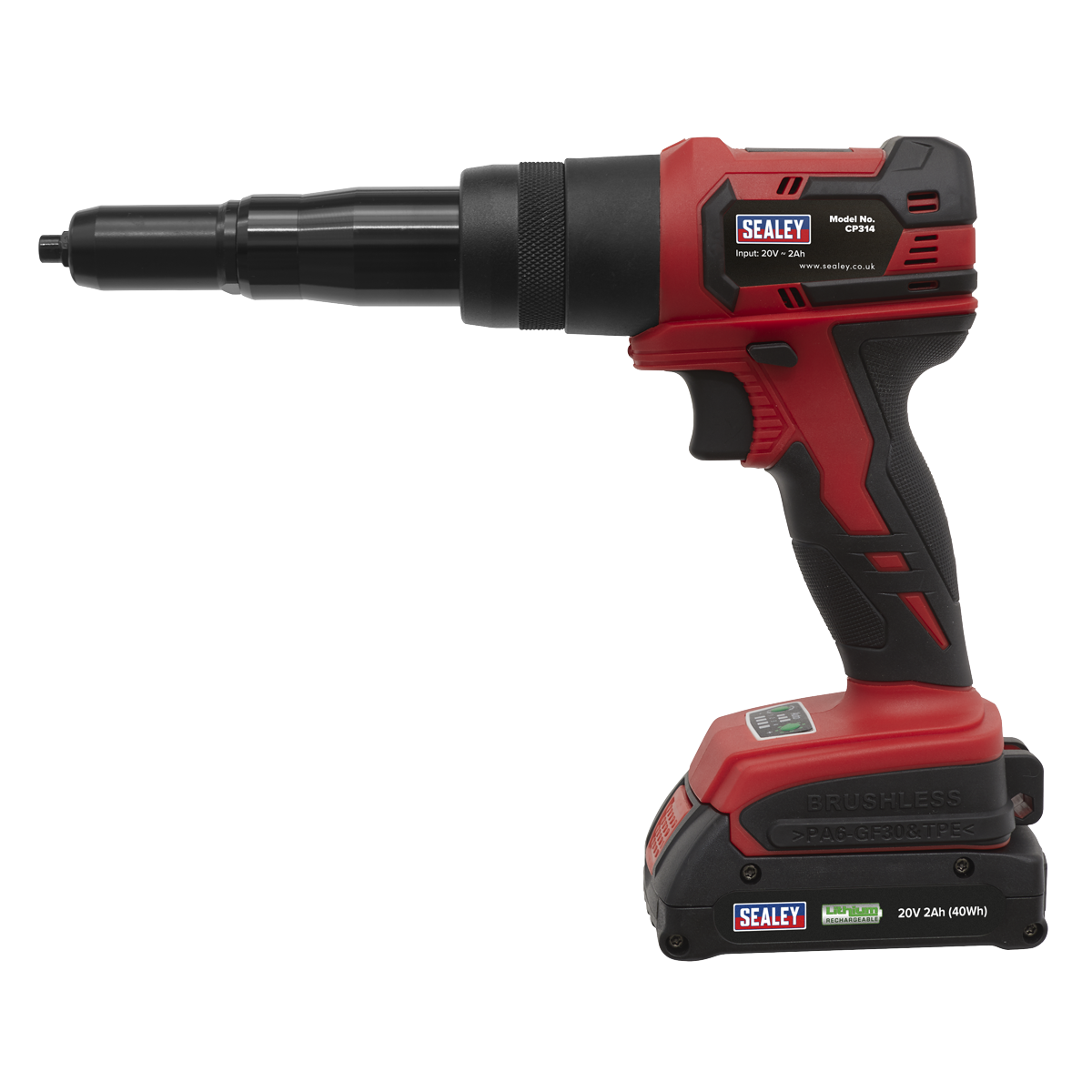 Cordless Riveter 20V 2Ah