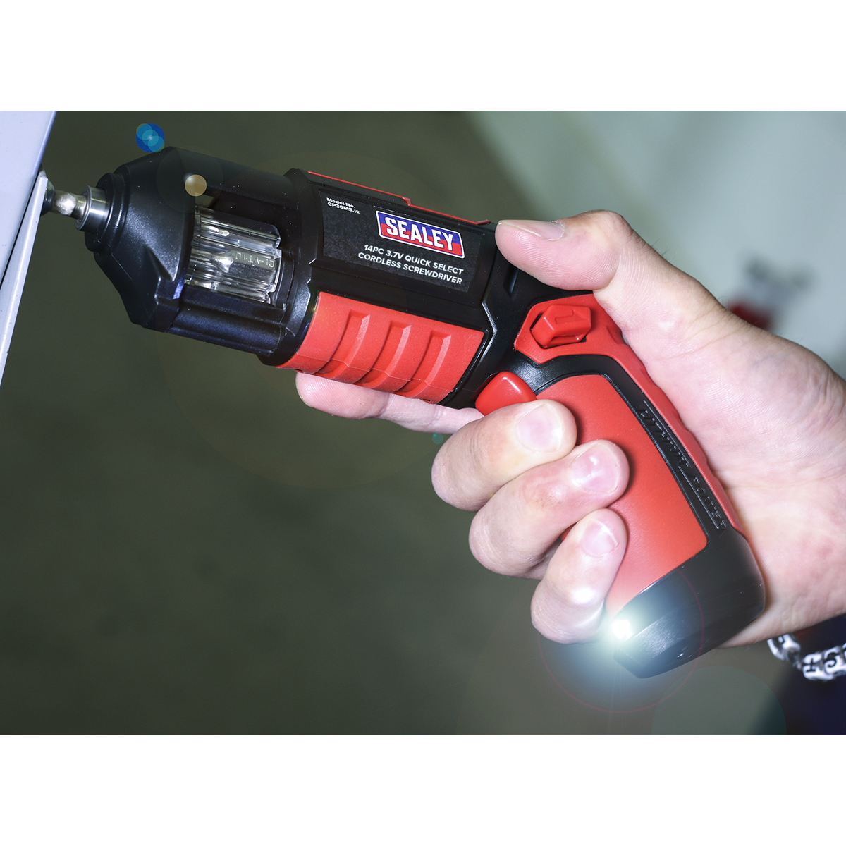 Cordless Quick Select Screwdriver 3.7V 14pc