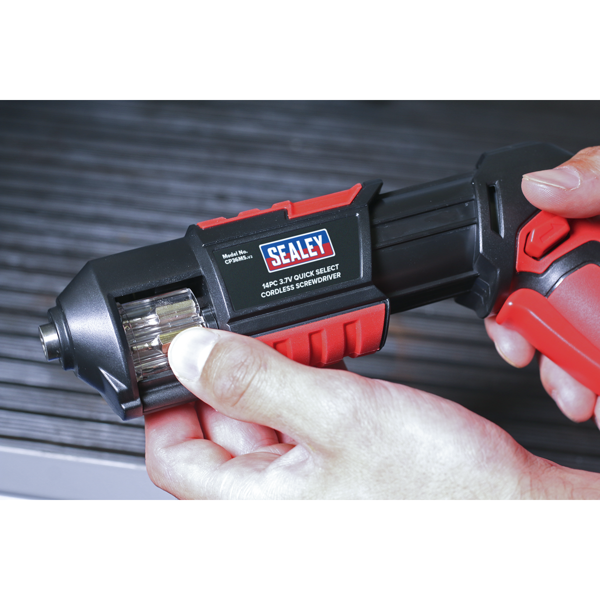 Cordless Quick Select Screwdriver 3.7V 14pc