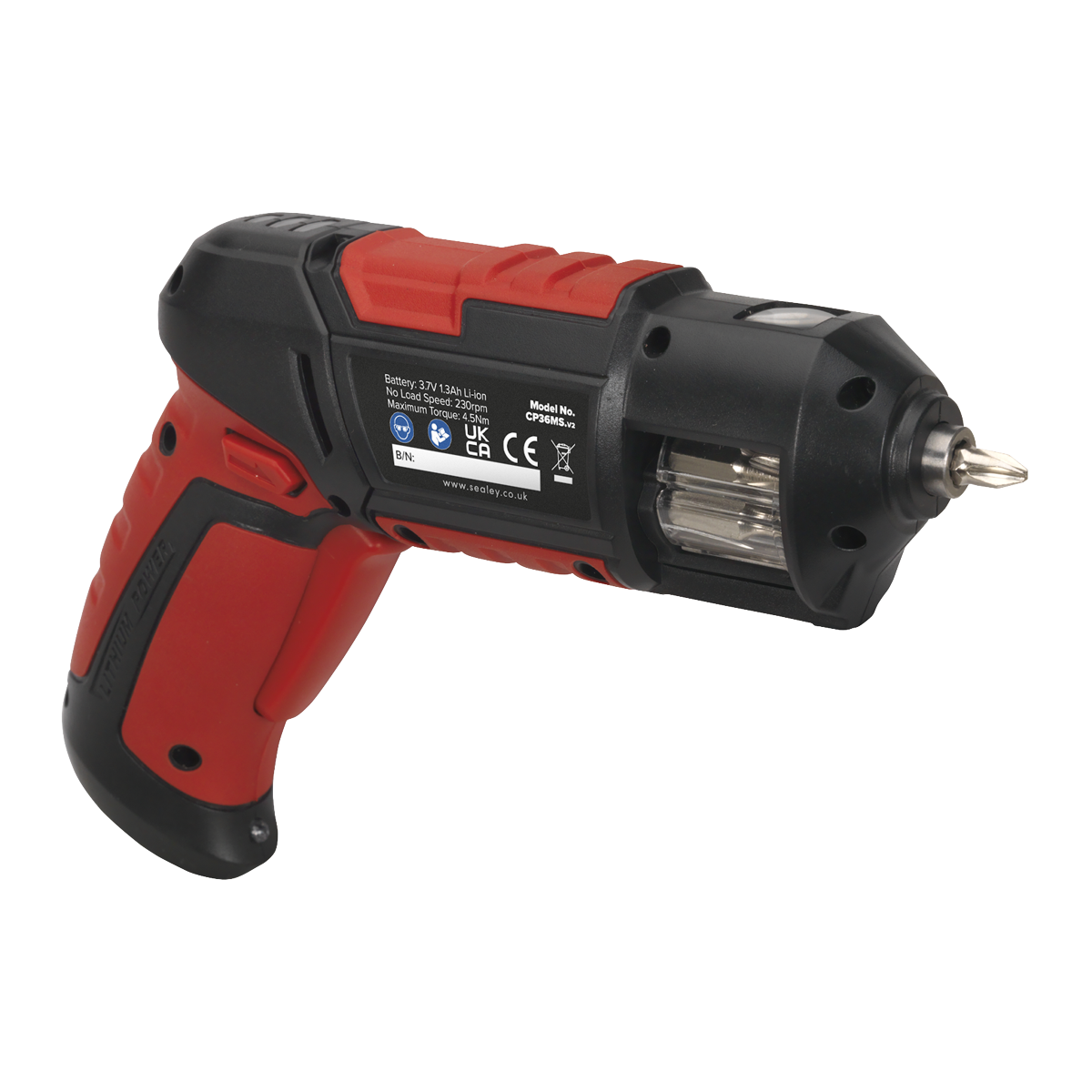 Cordless Quick Select Screwdriver 3.7V 14pc