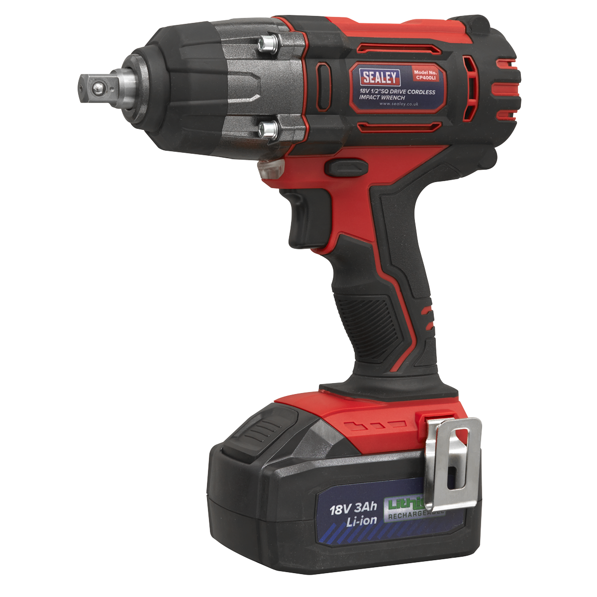1/2"Sq Drive Cordless Impact Wrench 18V 3Ah