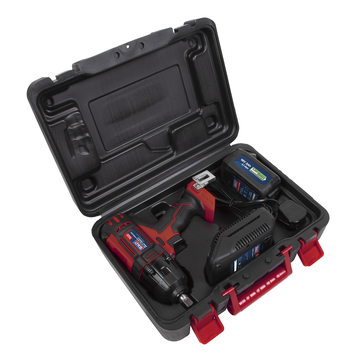 1/2"Sq Drive Cordless Impact Wrench 18V 3Ah