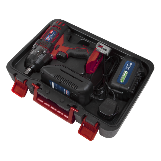 1/2"Sq Drive Cordless Impact Wrench 18V 3Ah