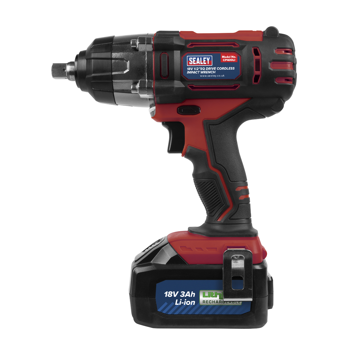 1/2"Sq Drive Cordless Impact Wrench 18V 3Ah