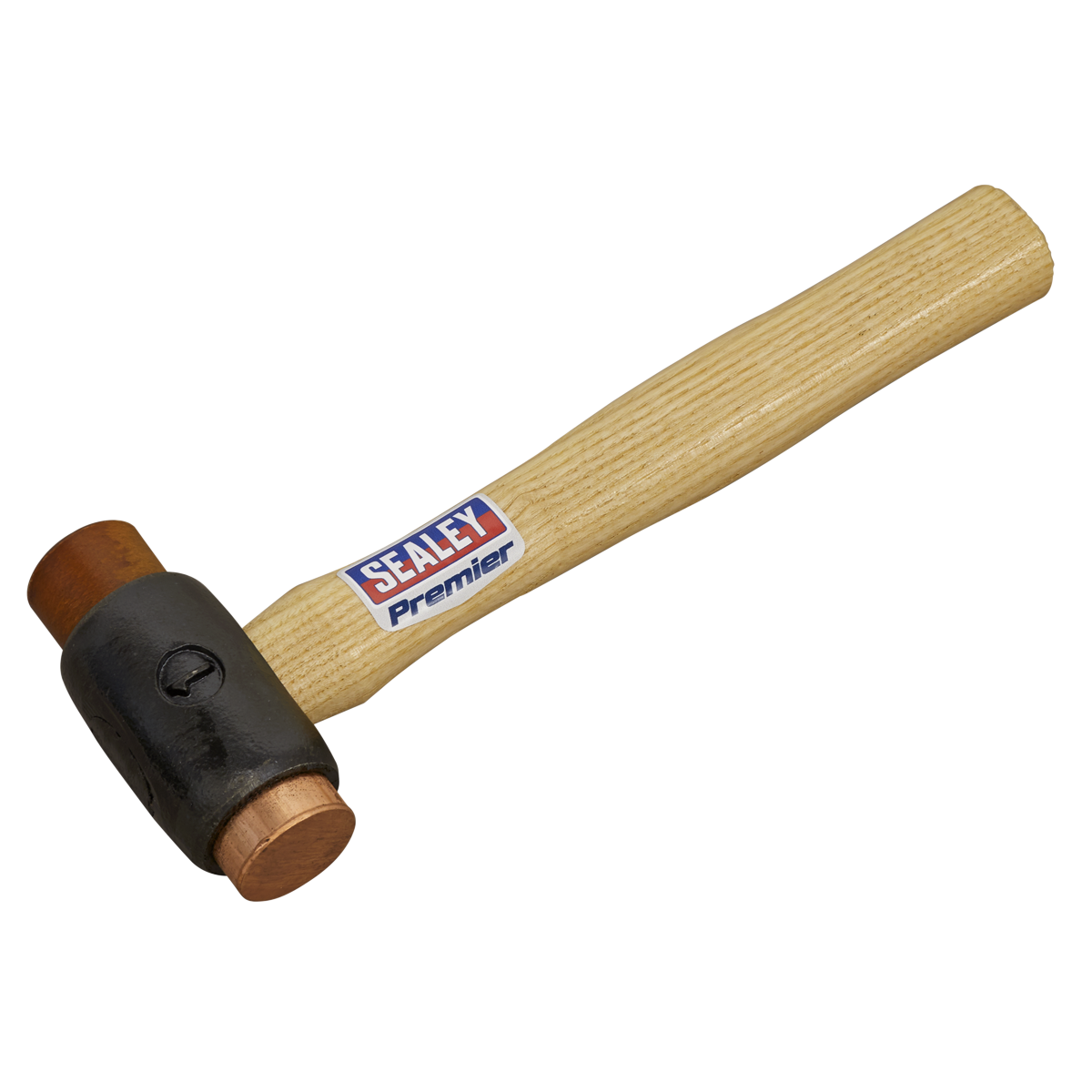 Premier Copper/Rawhide Faced Hammer with Hickory Shaft