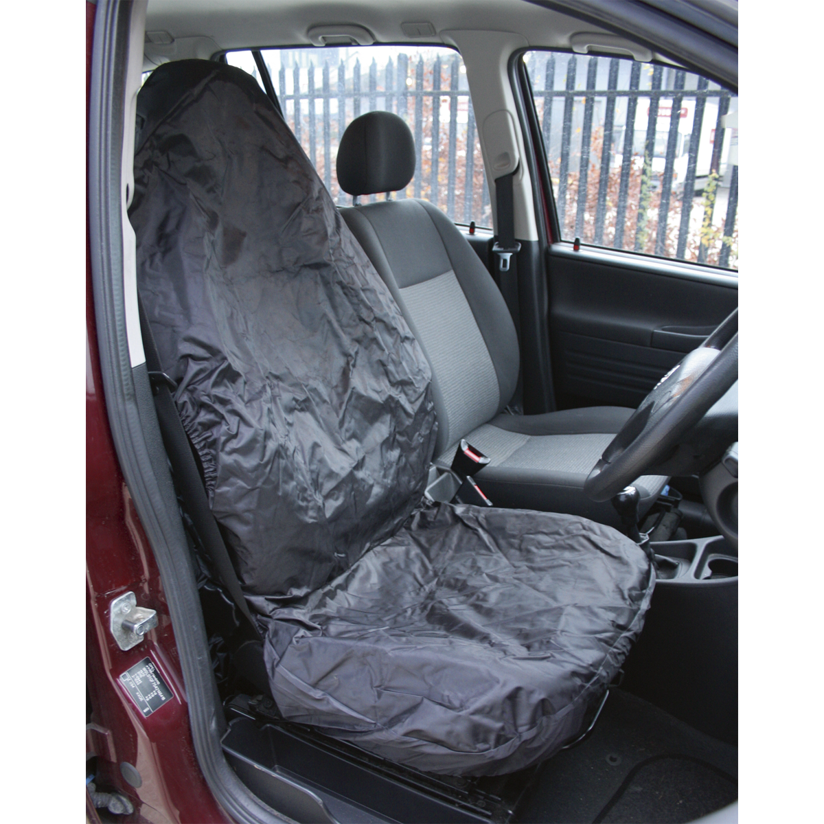 Heavy-Duty Front Seat Protector Set 2pc