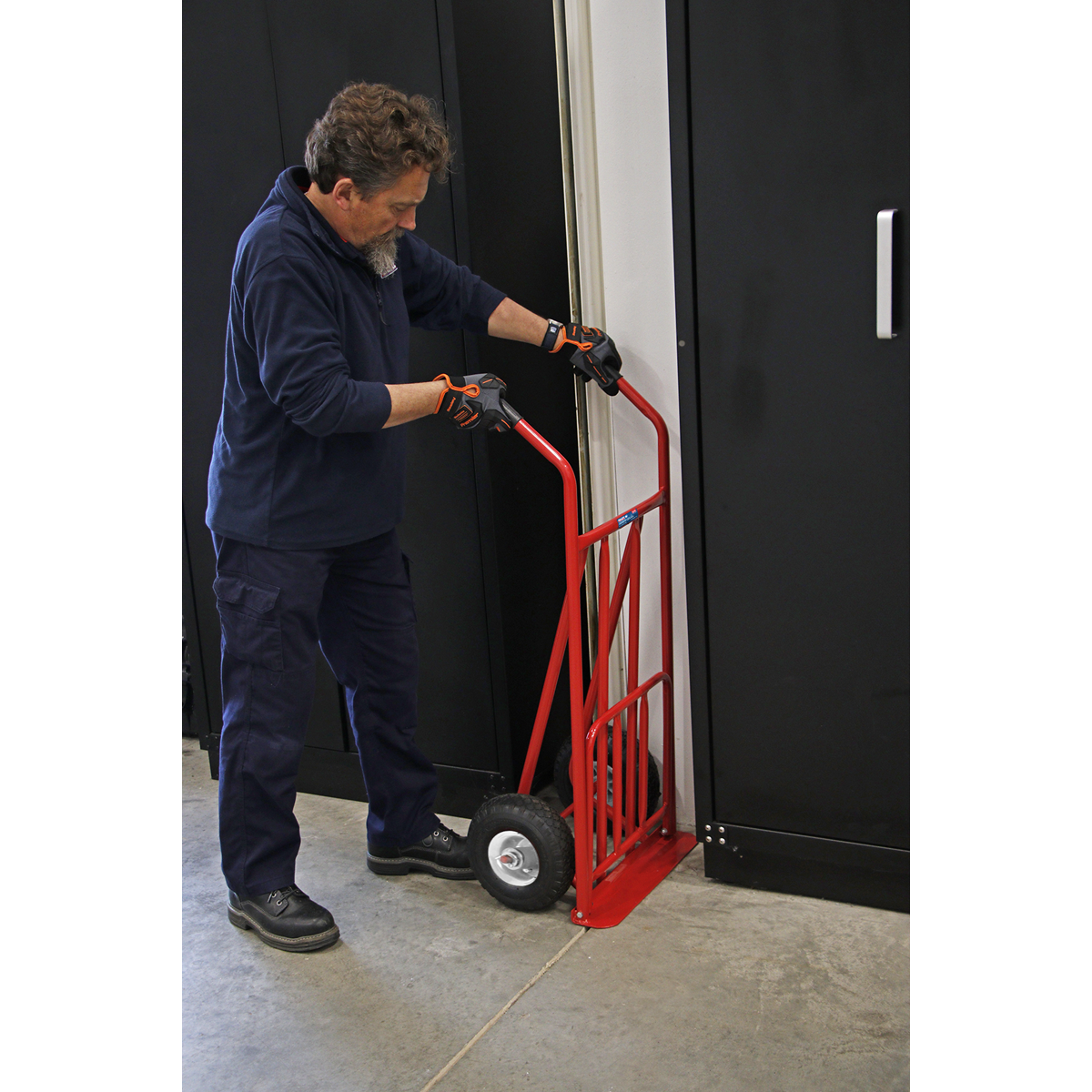 Folding Sack Truck with Pneumatic Tyres