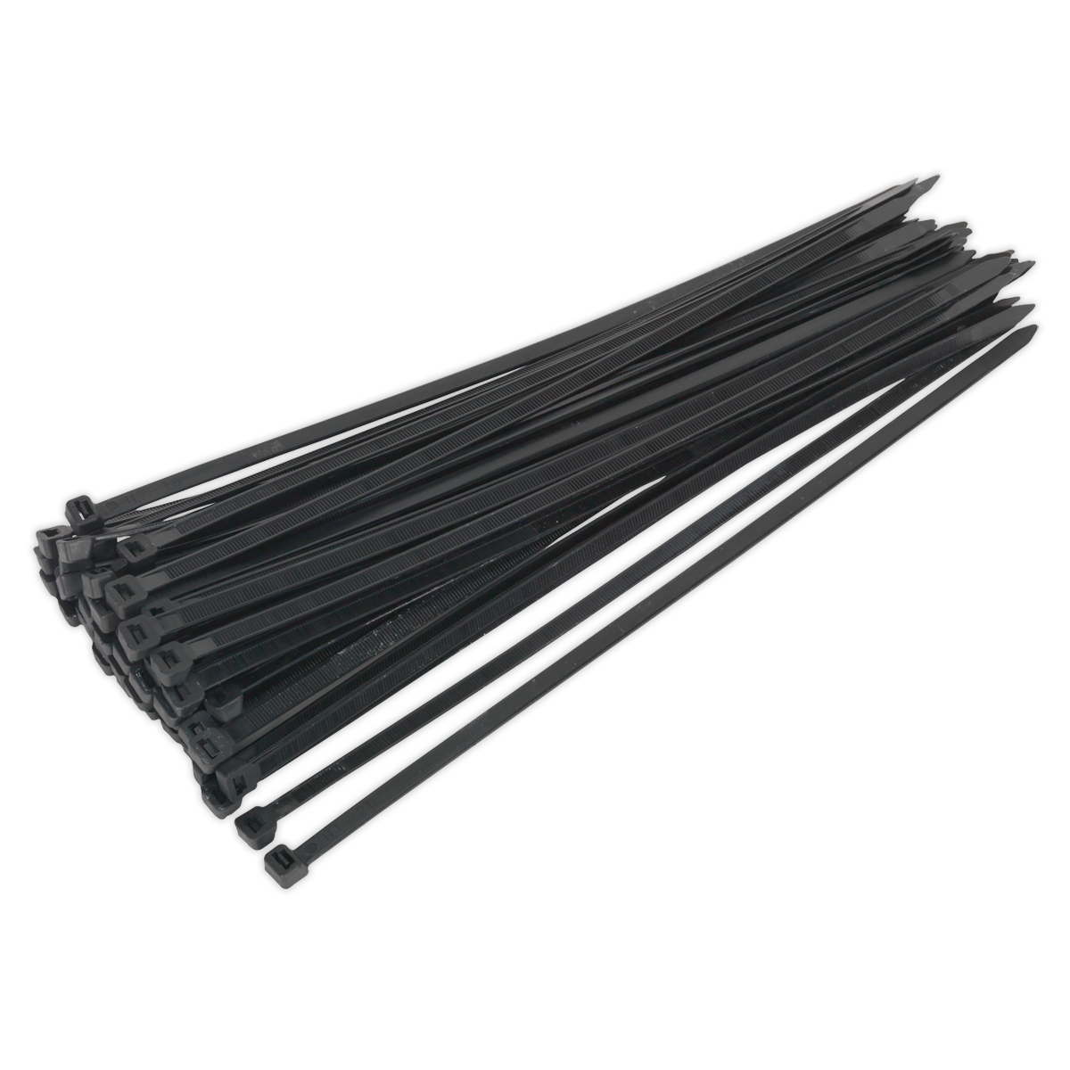 Cable Tie 350 x 7.6mm, Black - Pack of 50