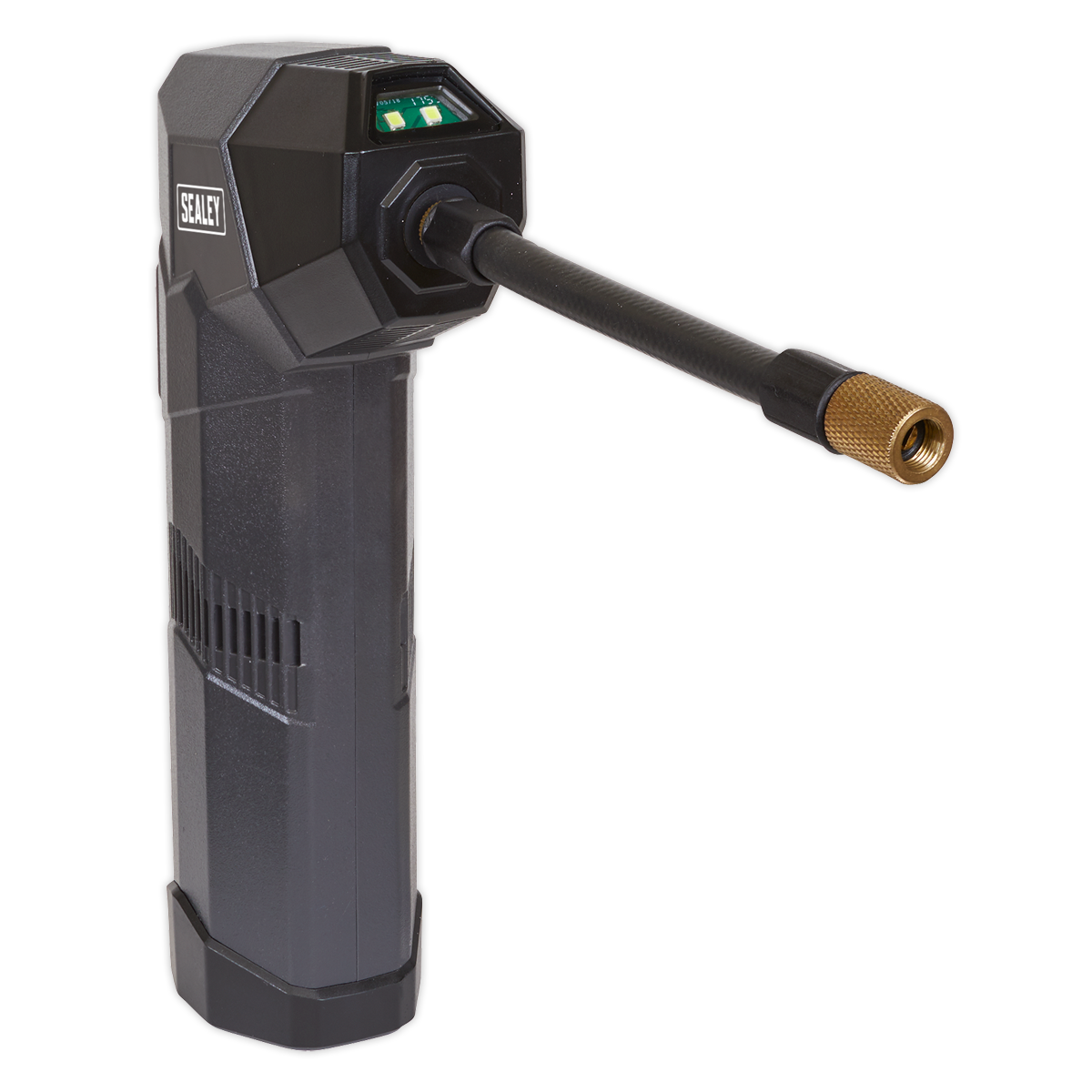 Compact Rechargeable Tyre Inflator & Power Bank with Worklight