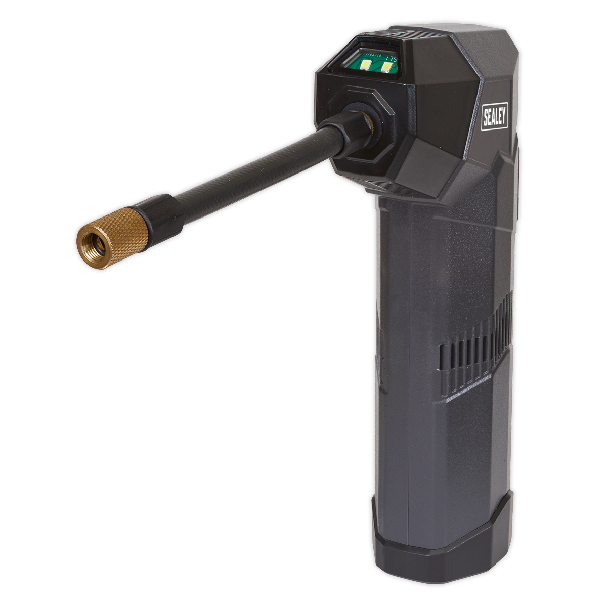 Compact Rechargeable Tyre Inflator & Power Bank with Worklight