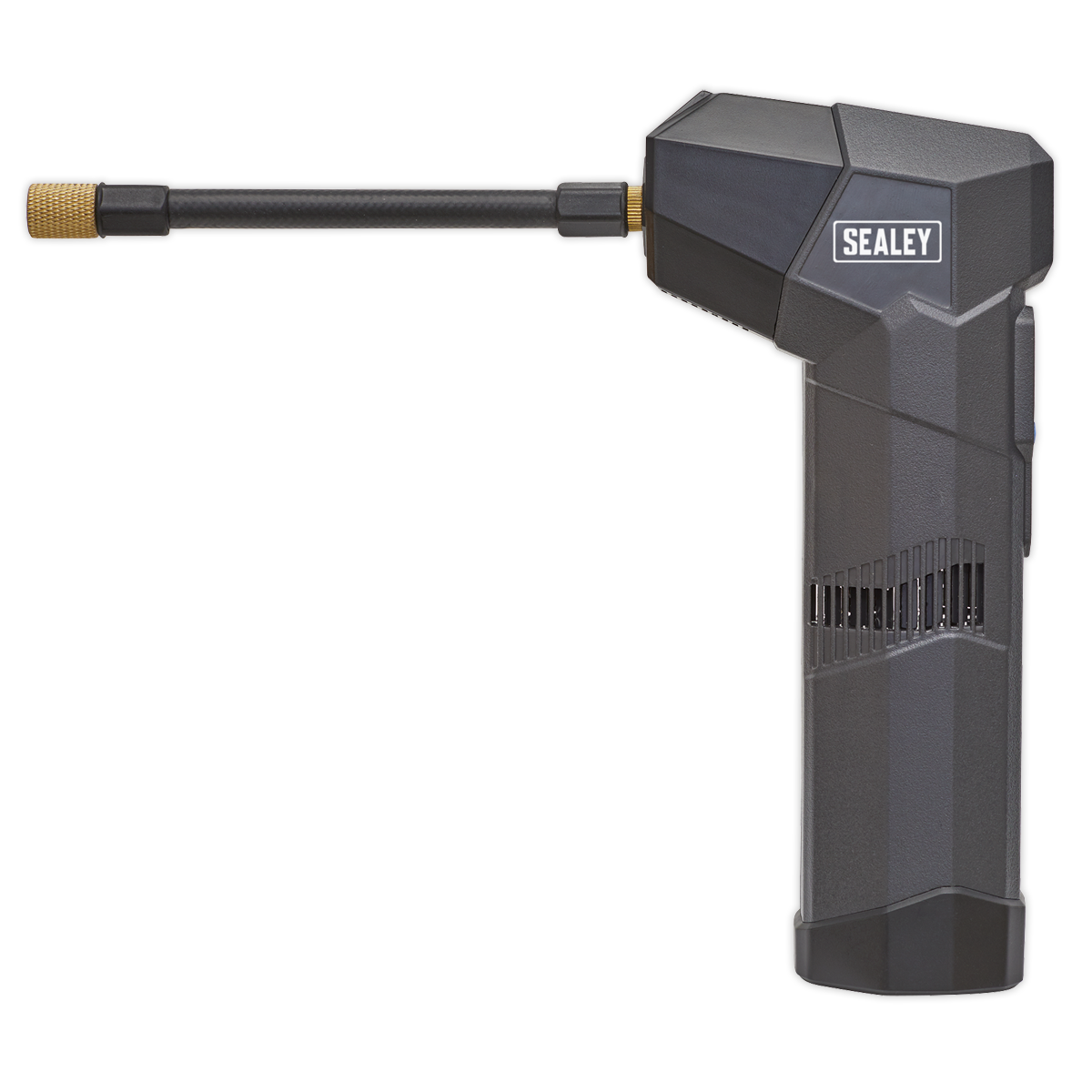 Compact Rechargeable Tyre Inflator & Power Bank with Worklight