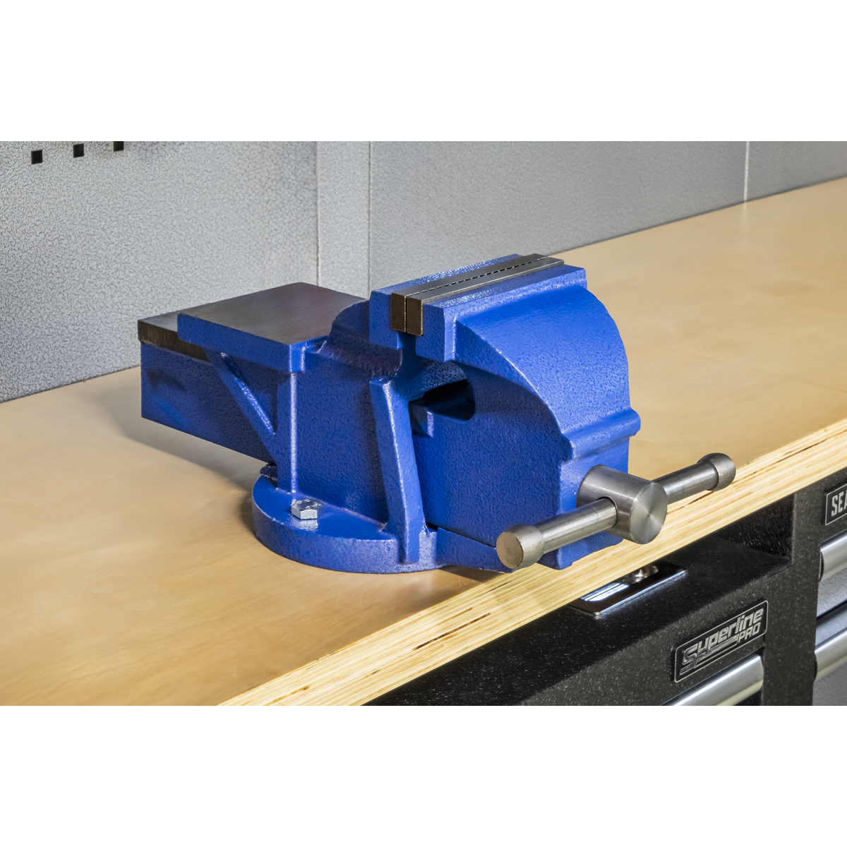 Professional Heavy-Duty Fixed Base Vice 125mm