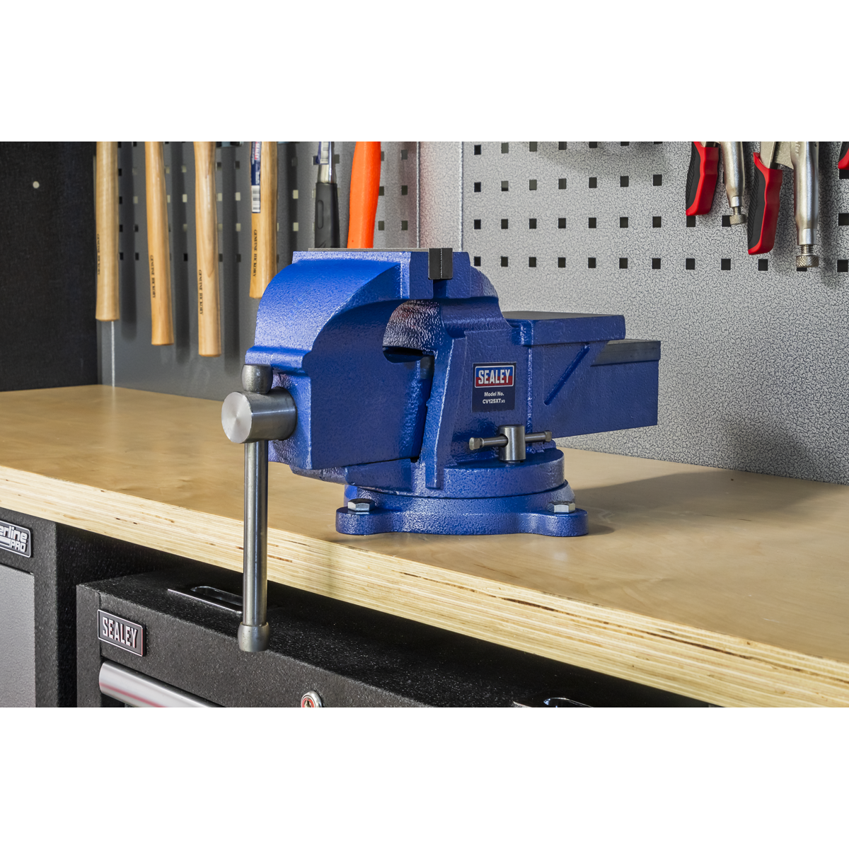Professional Heavy-Duty Fixed Base Vice 125mm