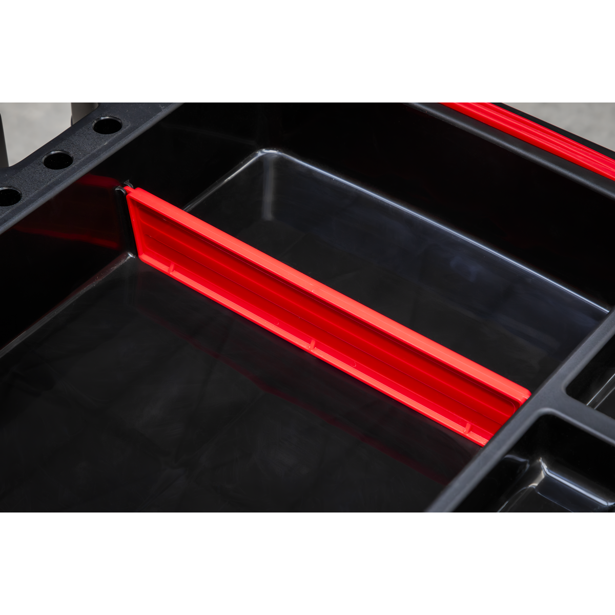 Composite Workshop Trolley with Parts Storage 3-Level