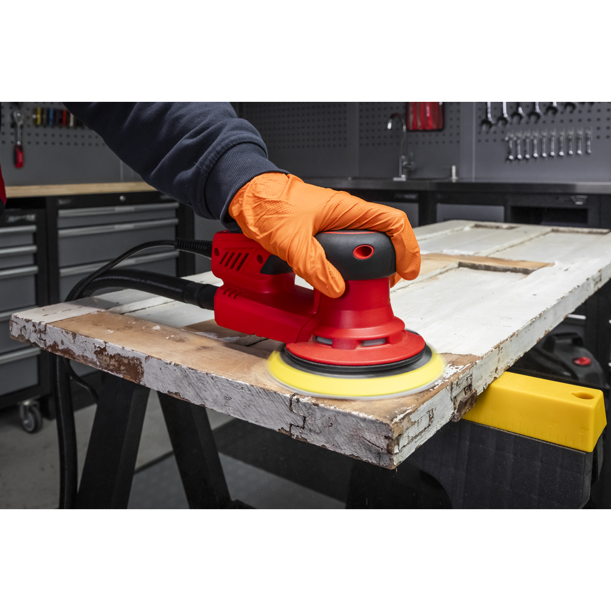 150mm Variable Speed Electric Palm Sander 350W