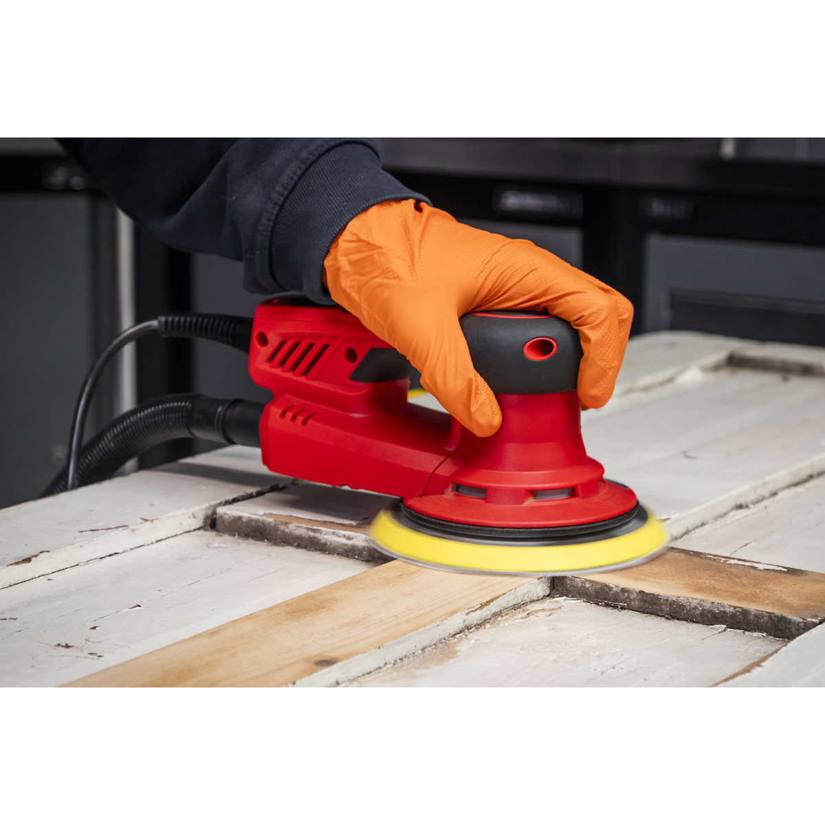 150mm Variable Speed Electric Palm Sander 350W