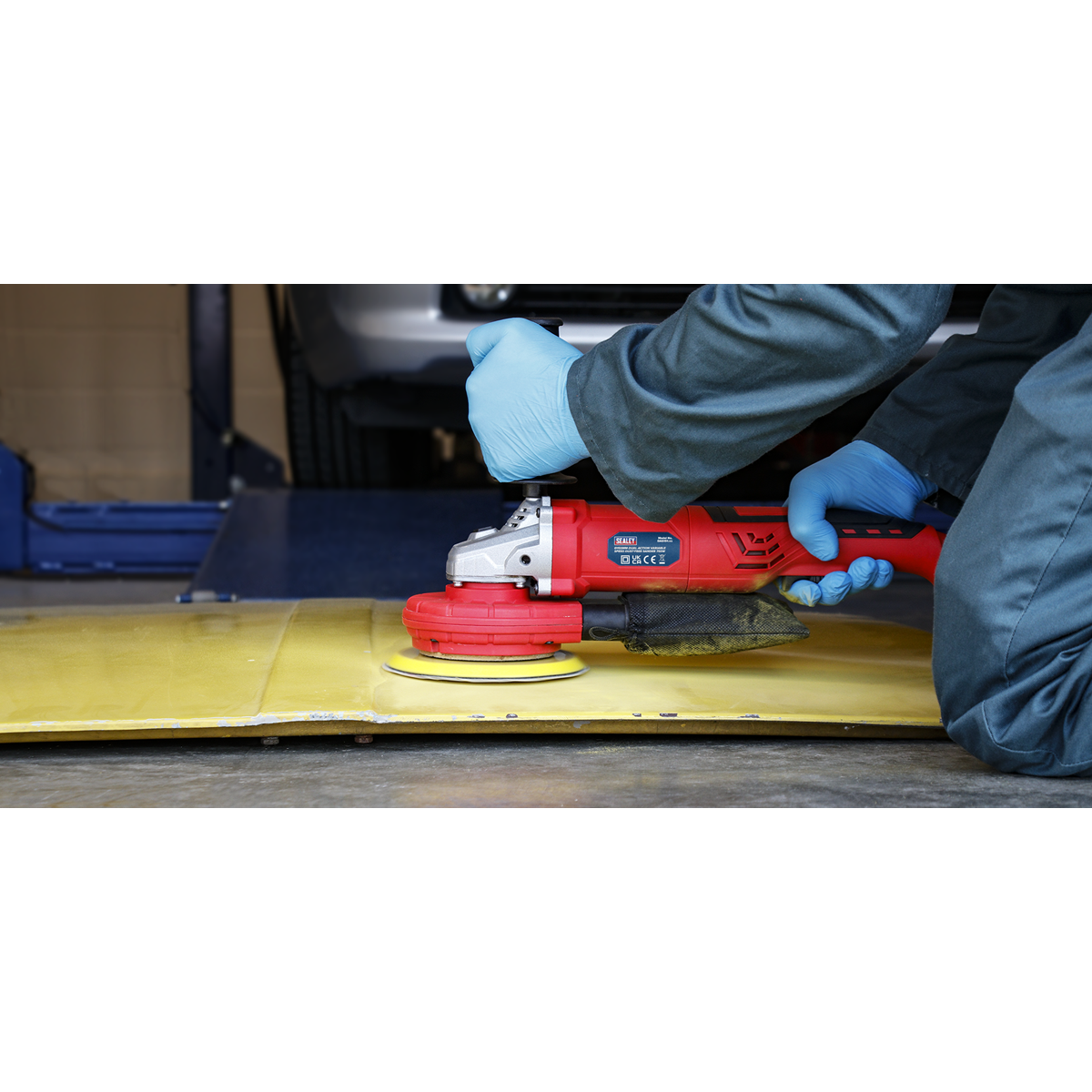 150mm Variable Speed Dust-Free Dual Action Sander 750W