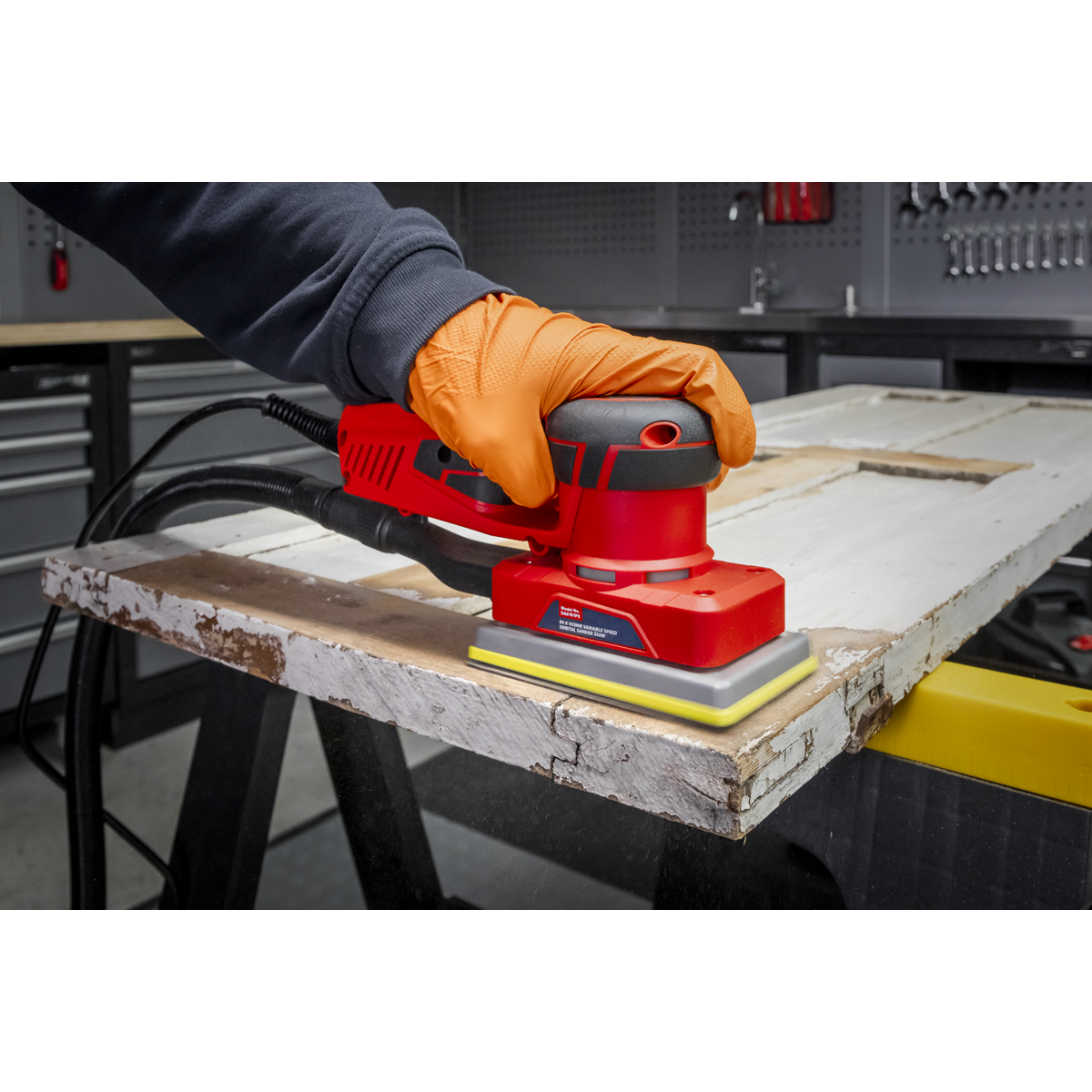 Variable Speed Brushless Orbital Sander 350W