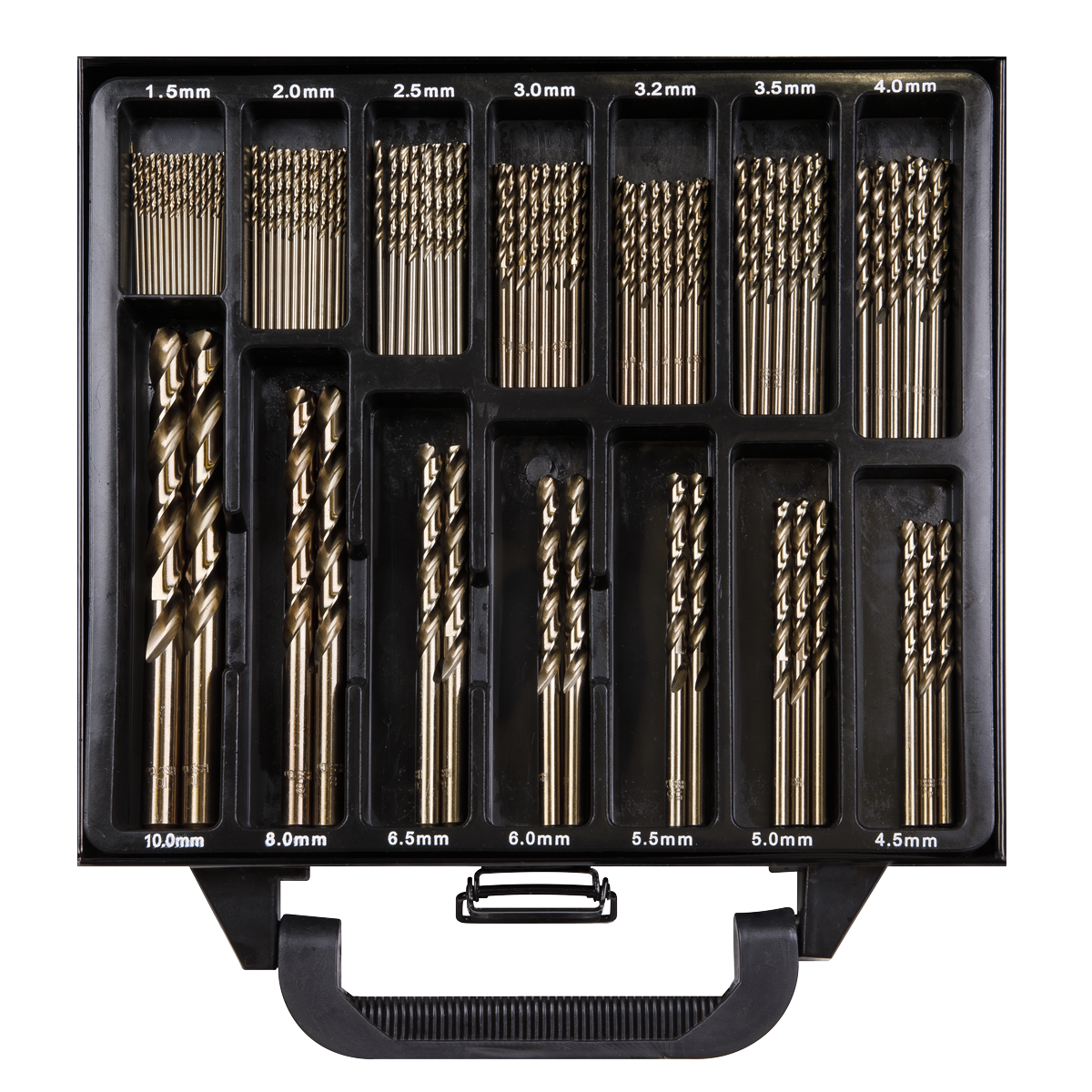 HSS Cobalt Fully Ground Drill Bit Set 99pc