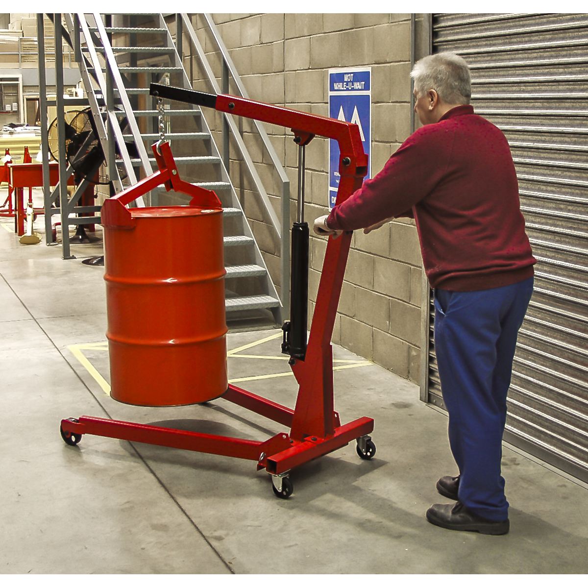 Drum Lifter 350kg Capacity