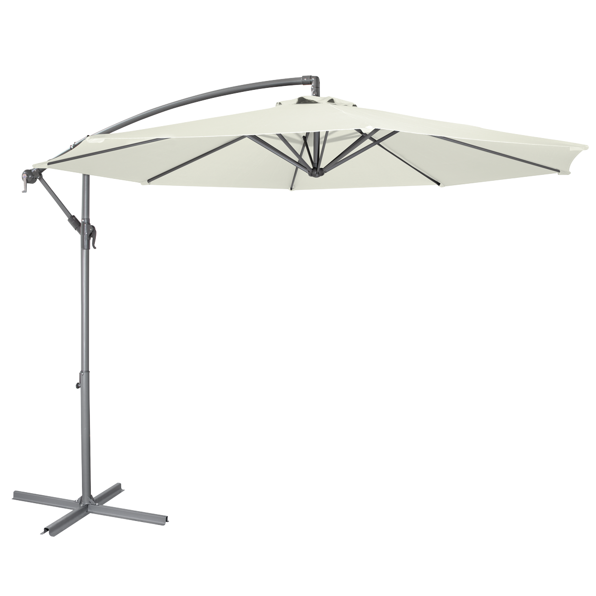 Dellonda Banana Parasol with Cover 3m