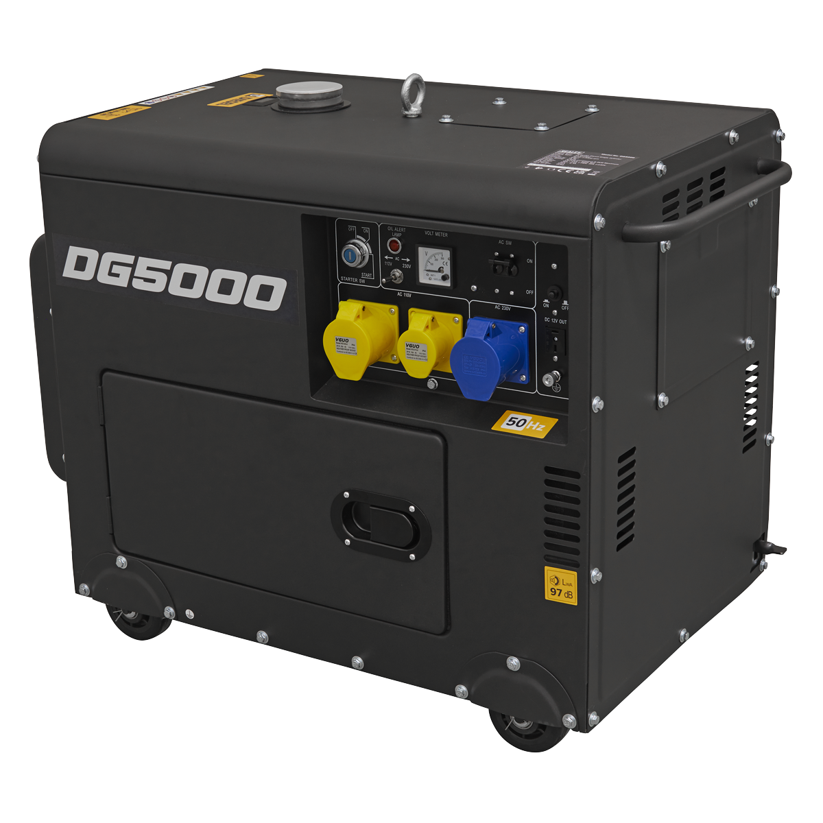 5000W Generator 4-Stroke Engine 110/230V